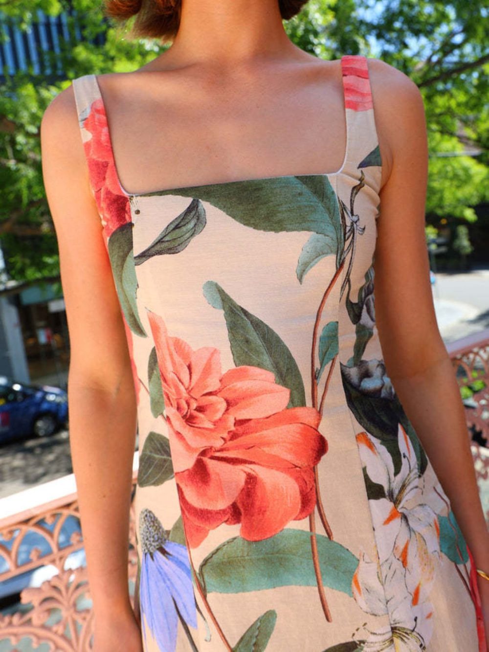 Florentine Floral Maxi Dress - Image 6
